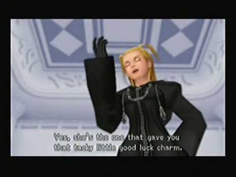 Kingdom Hearts Re:Chain of Memories English - Part 42 - Boss Larxene #1 (Proud Mode) Vexen's Voice