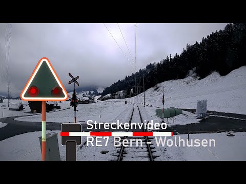 Führerstandsmitfahrt / cab ride RE7 Bern - Wolhusen