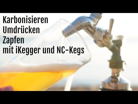 Carbonate, press and tap with iKegger and NC kegs