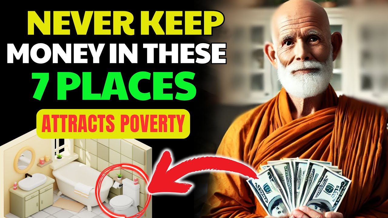 7 Places in Your Home That ATTRACT POVERTY if You Keep Money in Them | Buddhist Teachings