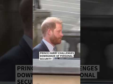 Prince Harry in court to challenge UK security downgrade | AFP #shorts
