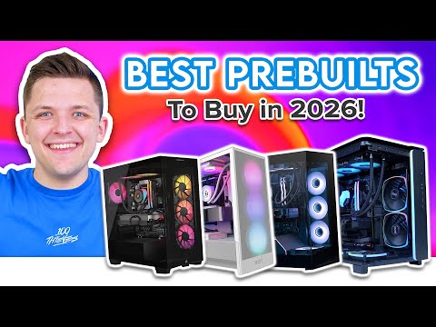 Best Prebuilt Gaming PCs to Buy in 2026! 🙌 [Options for All Budgets & Resolutions]