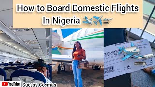 First time flying In Nigeria #aircraft #domesticflights #howto #travelvlog #airport