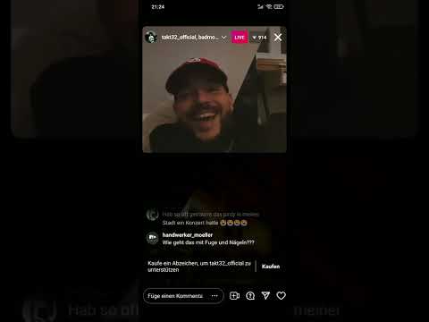 Takt32 x Badmómzjay - Instagram-Livestream (Chatten, Fragen & Antworten) 13.02.2022
