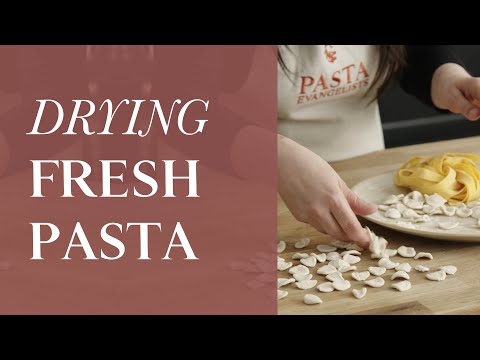 How to dry fresh pasta