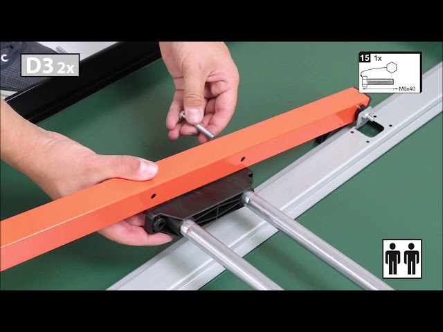 Video teaser for Schildkröt PowerTec Outdoor Tischtennistisch - Montage