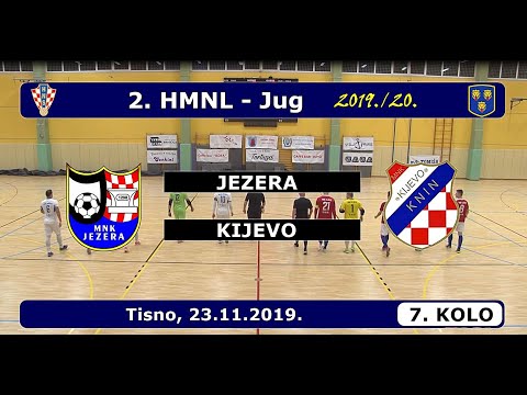 2.HMNL-JUG, 7. KOLO: JEZERA - KIJEVO, TISNO 23.11.2019.