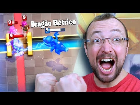 VAZOU MUITO MAIS da NOVA CARTA do Clash Royale - DragaÌƒo EleÌtrico