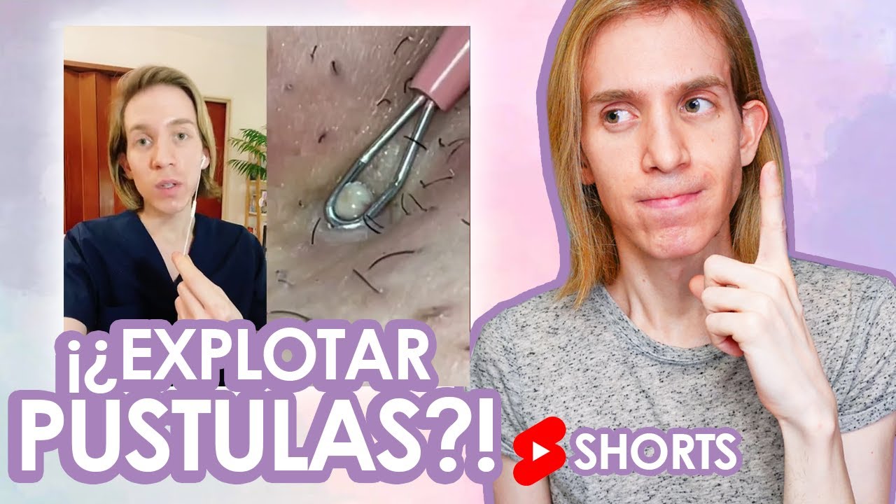 Como NO tratar los granos con pus - Recomendación de un Dermatólogo #shorts