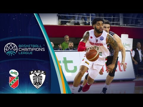 Pinar Karsiyaka v PAOK - Full Game - Round of 16 - Basketball Champions League 2017-18