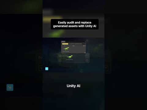 Easily audit and replace generated assets with Unity AI