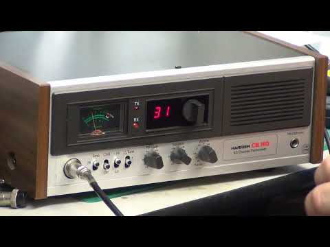 Harrier CBHQ CB27/81 UK FM CB base station - On The Air test