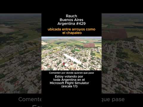 Rauch, Buenos Aires desde el Microsoft Flight Simulator #rauch #buenosaires #msfs #joaha45