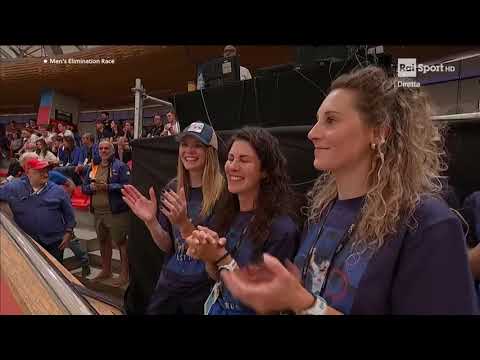 Elia Viviani vince l'oro nel giorno dell'addio alla carriera