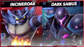 Smash Ultimate # 3 @ Gameworks: Jerkz (Incineroar, Donkey Kong) vs DoP | Black Yoshi (Dark Samus)