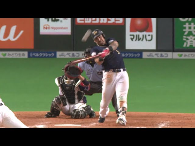 【9回表】バファローズ・ロメロ スタンド上段へ特大の18号3ラン!! 2018/7/29 F-Bs