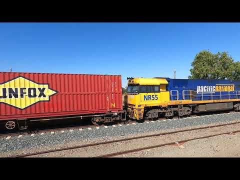 NR95 & NR55 at Euabalong West NSW.  Wed 13th Apr 2022