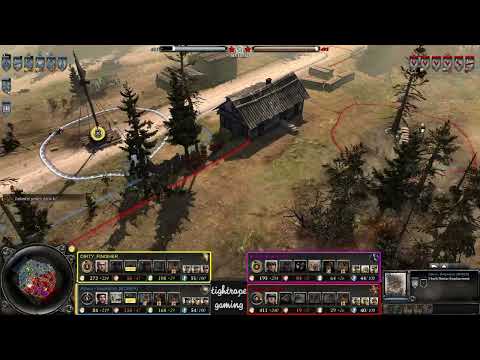 (Insane Game) COH2 2v2 DIRTY_FINISHER (US) & Aljosa (UK) vs tushkan (OH) & PERVITIN (OK)