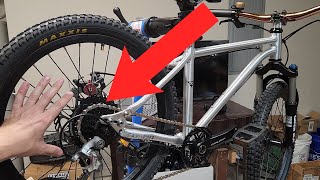 Internal geared hub - 8 speed conversion