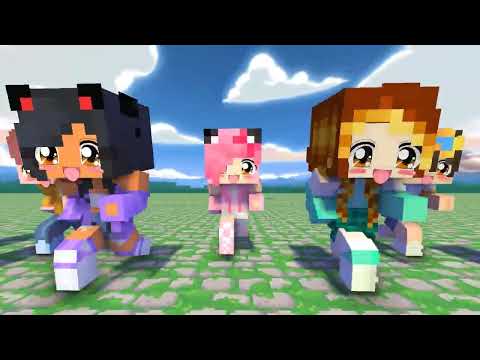 APHMAU AND AARON LOLLIPOP CUTEST PRANK ME TOO COUPLE - MINECRAFT ANIMATION #shorts