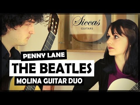 Molina Guitar Duo plays Penny Lane by the Beatles on two 2019 Roy Fankhänel guitars