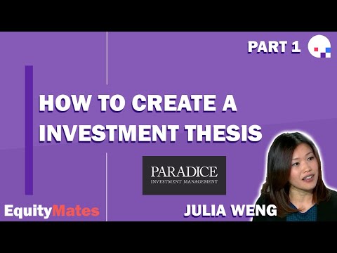 How to form & test an investment thesis | w/ Julia Weng