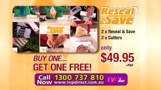 Reseal and save - Seals any bag, Chips, Nuts, Rice, Save it - Seal it