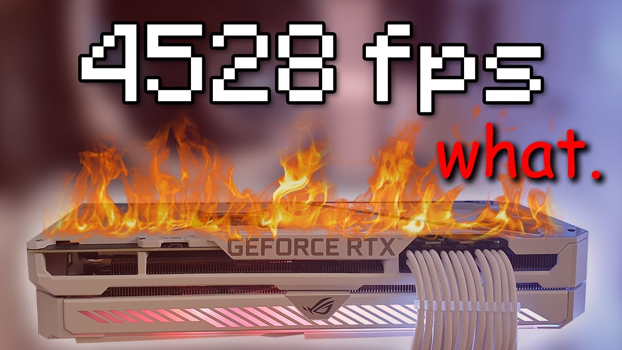 Running Minecraft at MAXIMUM Framerate (overheating edition)