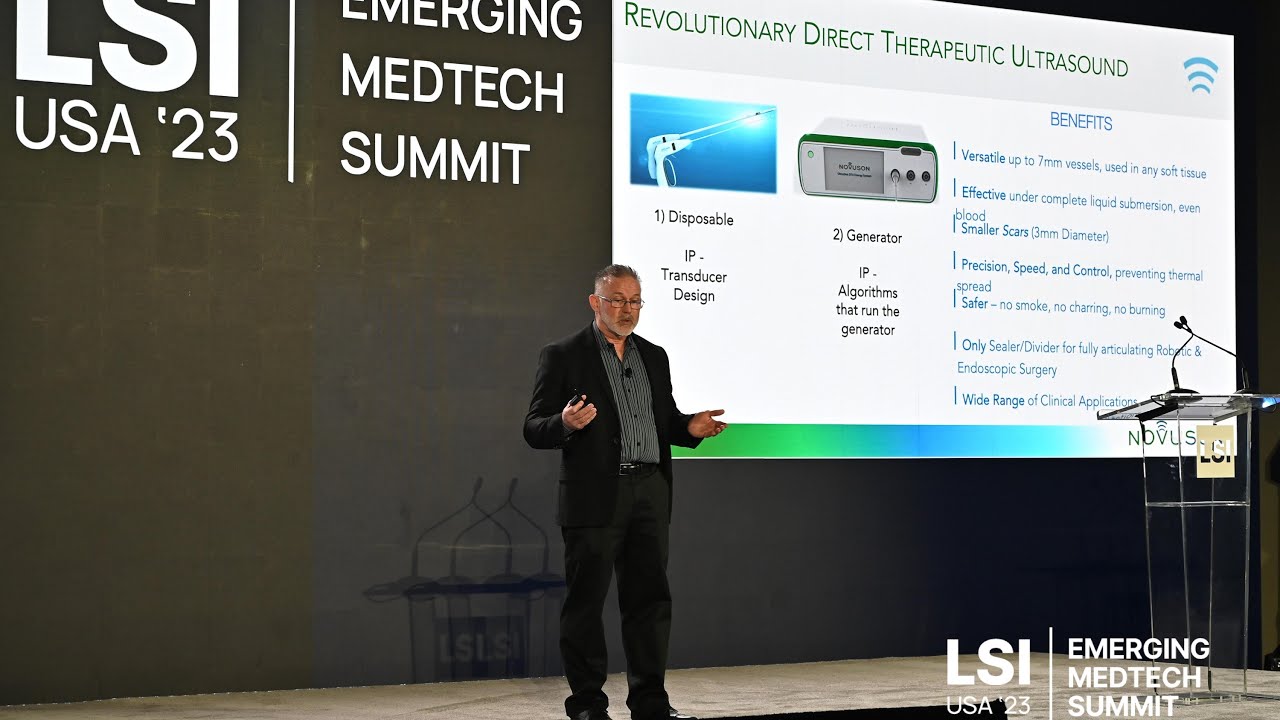 Stuart Mitchell Presents Novuson at LSI USA '23 - Life Science Intelligence