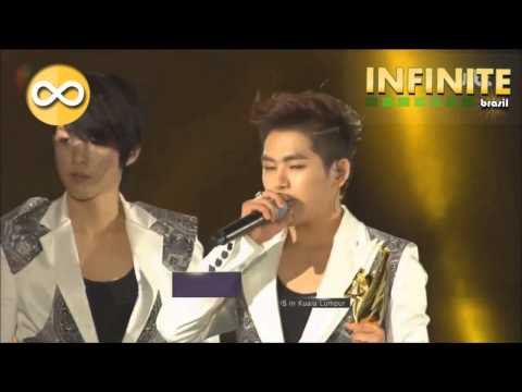 [Infinite Brasil] GDA 2013 - Infinite recebendo o prêmio de Disk Bonsang