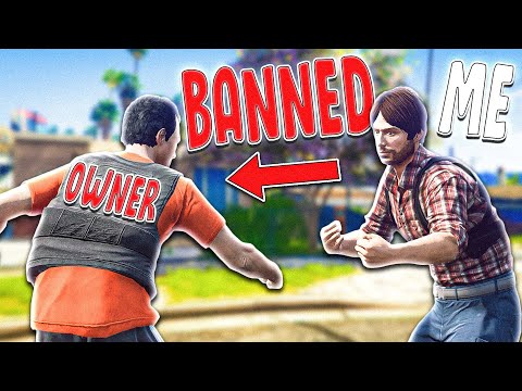 BANNING OWNER From His OWN GTA RP SERVER! (LIVE REACTIONS!)