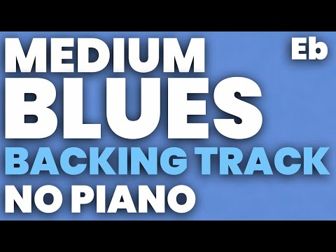 Blues in Eb Backing Track 120 bpm - NO PIANO