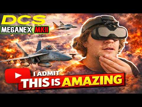 WHY DCS is The BEST VR Flight Sim EVER CREATED! INSANE 4K VR Graphics with an RTX 5090! Meganex MKII