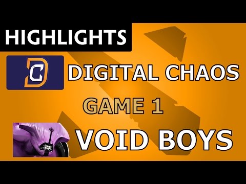 Digital Chaos vs Void Boys [Game 1] Dota 2 Canada Cup Season 7 - Dota Highlights