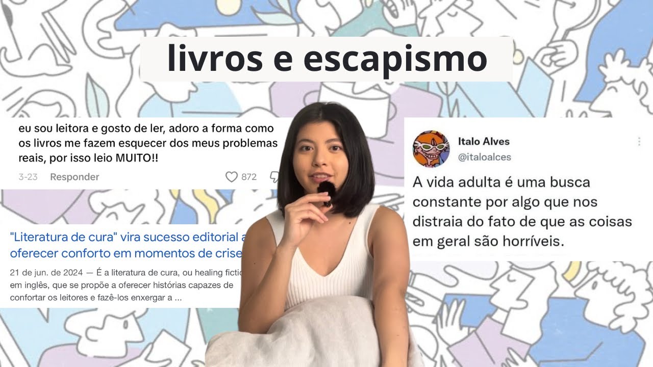 livros como escapismo: entretenimento ou fuga da realidade?