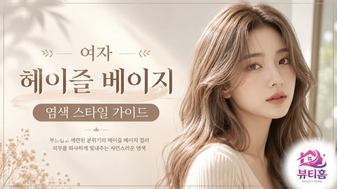 여자 헤이즐 베이지 염색 스타일 가이드