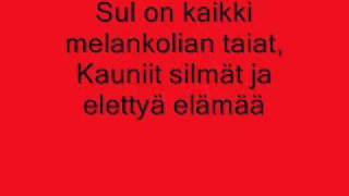 Anna Puu - Melankolian riemut (lyrics)