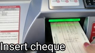 How To Deposit Cheque In The Machine | PAANO Mag deposito ng Cheque sa cheque deposit machine