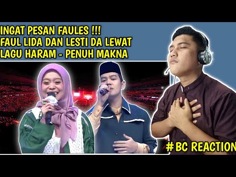 INGAT !! PESAN FAUL LIDA DAN LESTI DA LEWAT LAGU "HARAM" PENUH MAKNA | REACTION