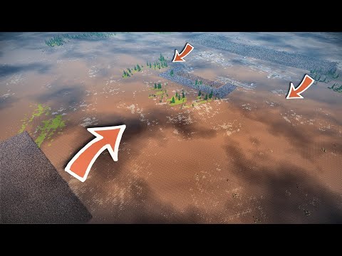 124,000 Medieval Army vs 200,000 Zombies - UEBS 2