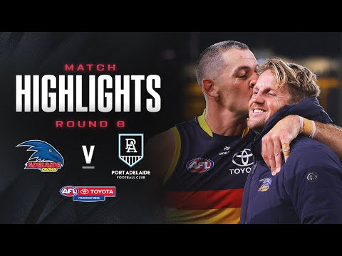 Adelaide v Port Adelaide Highlights | Round 8, 2024 | AFL