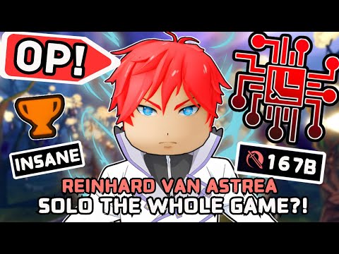 REINHARD VAN(DIVINE KNIGHT) Can 100% Solo The Whole Game?! | Anime Last Stand (GLITCHED GLORIOUS)
