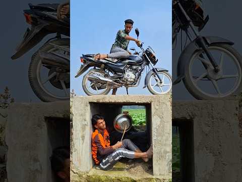 The rear of the motorcycle is making a strange noise.