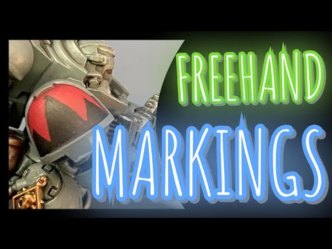 How to paint heavy intercessor markings (spacewolves)