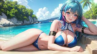 １HOUR 💙LoFi 💙BGM｜”Pleasant sound of waves”｜Lofi Hip Hop｜Chill Music 【Lofi Study / Relaxing Music】
