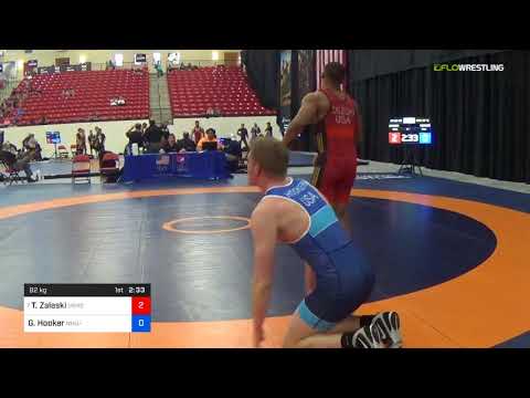 2018 Marine Corps US Open/Senior Men's Greco-Roman 82 Rnd Of 16 - Terrence Zaleski (USMC) Vs. Geor