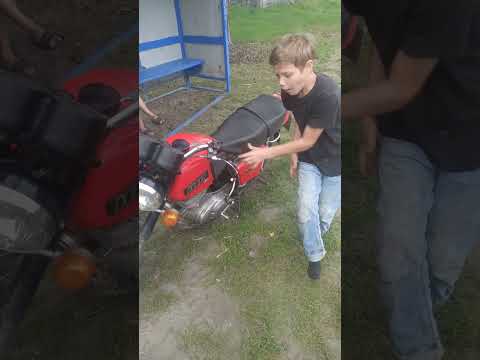 Тапочки слетели #мотоцикл #иж #планета5 # юпитер5 #мото #эндуро