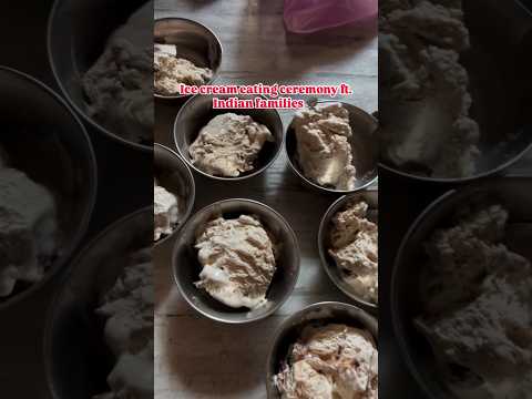 Ice-cream eating ceremony 😋 Indian families❤️#food #ytviral#ytshorts#viralshort#ravalikateluguvlogs
