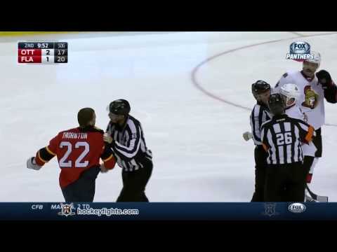Chris Neil vs Shawn Thornton Nov 28, 2014