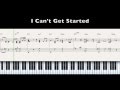 "I can’t get started" Jazz piano solo